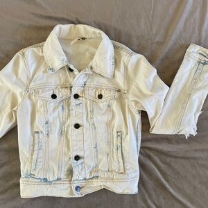 Free People cropped denim jacket